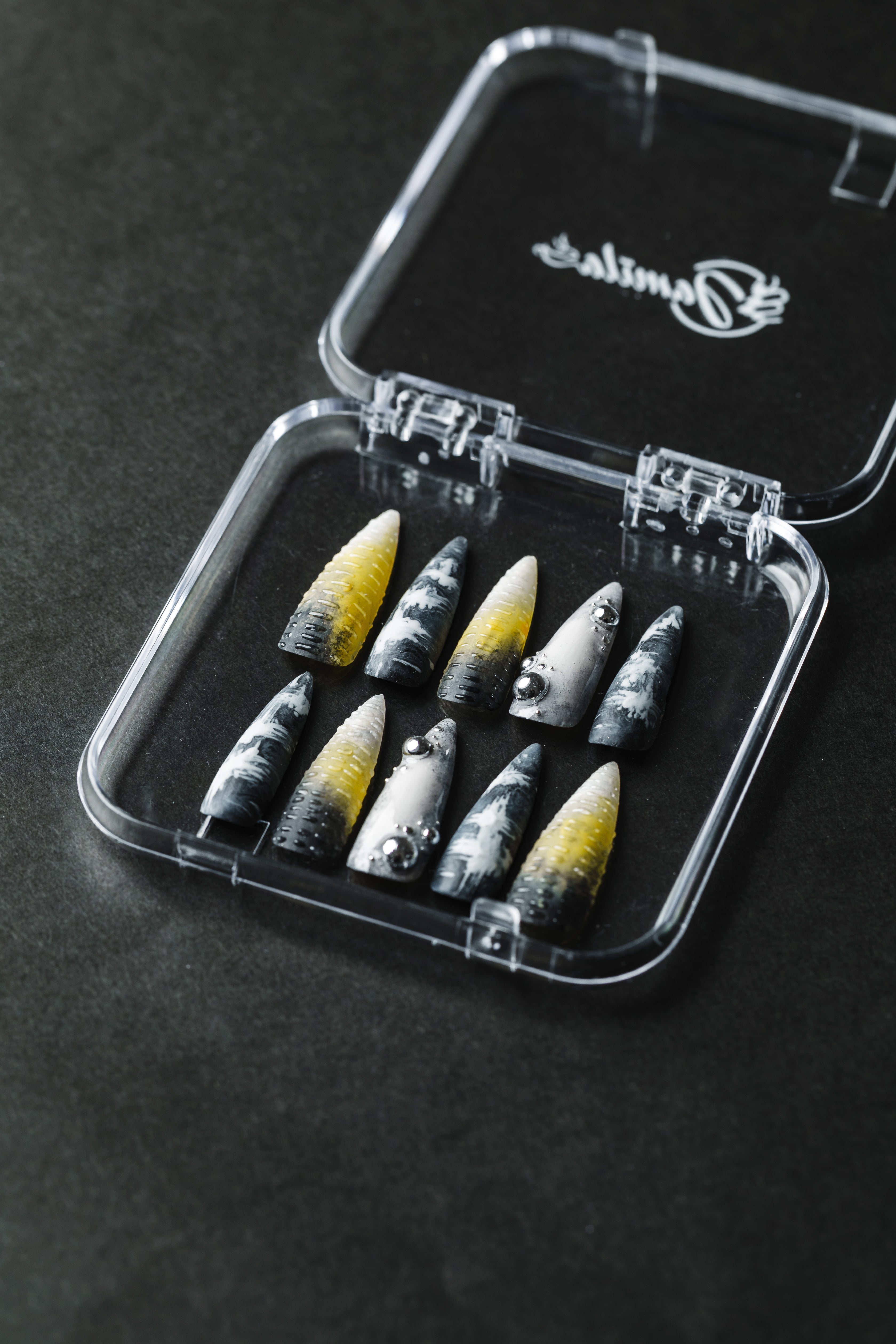 Damaged Y2K Design (Custom Nail Tips)