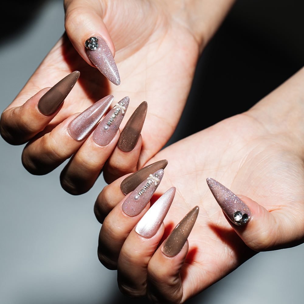 ラメマグネットデザイン（オーダーネイルチップ）