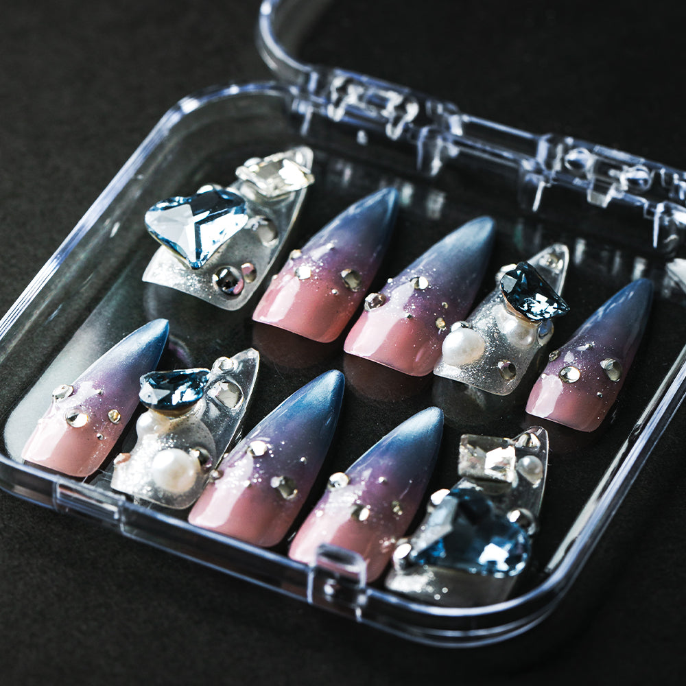 Stiletto Jewelry Gradation (Custom Nail Tips) 
