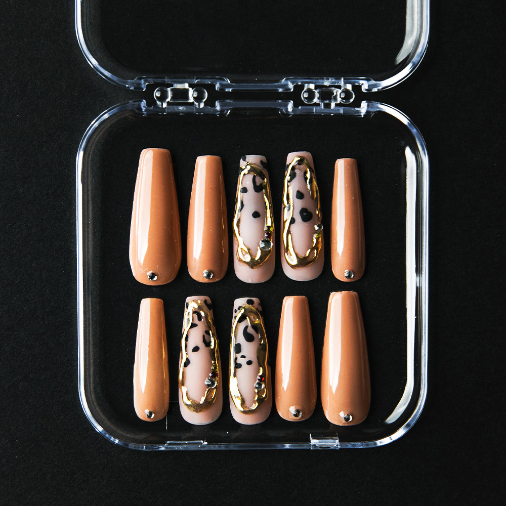 マットアニマルデザイン（オーダーネイルチップ）